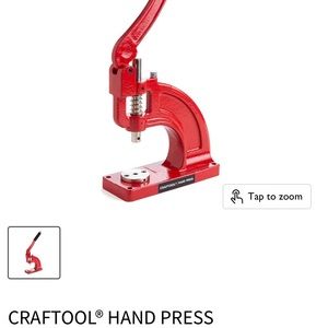 Leather hand press. Leather crafting